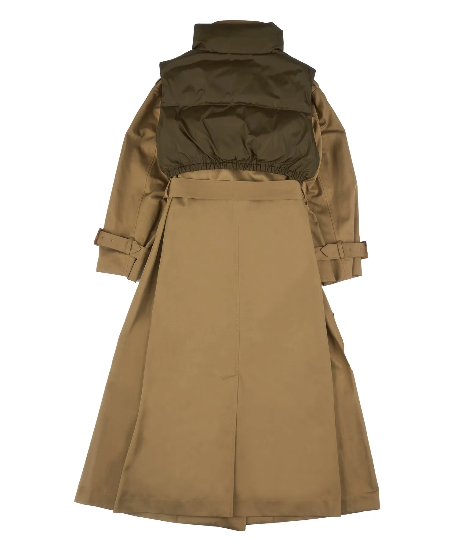 3way layered trench coat