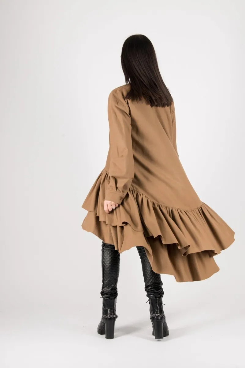 BEIGE Winter Dress MORANY