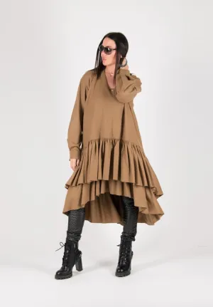 BEIGE Winter Dress MORANY