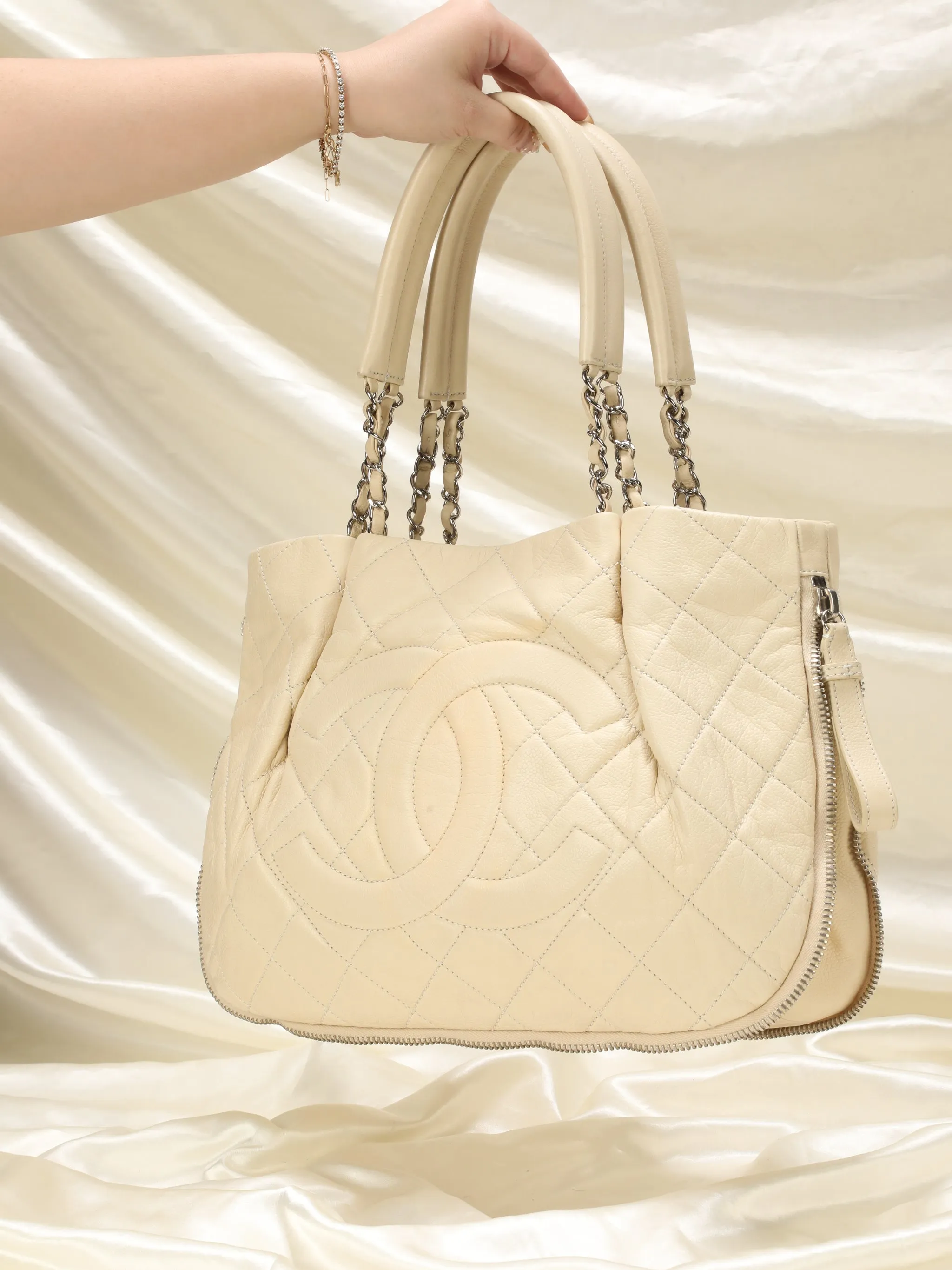 Chanel Timeless Caviar Quilted Tote