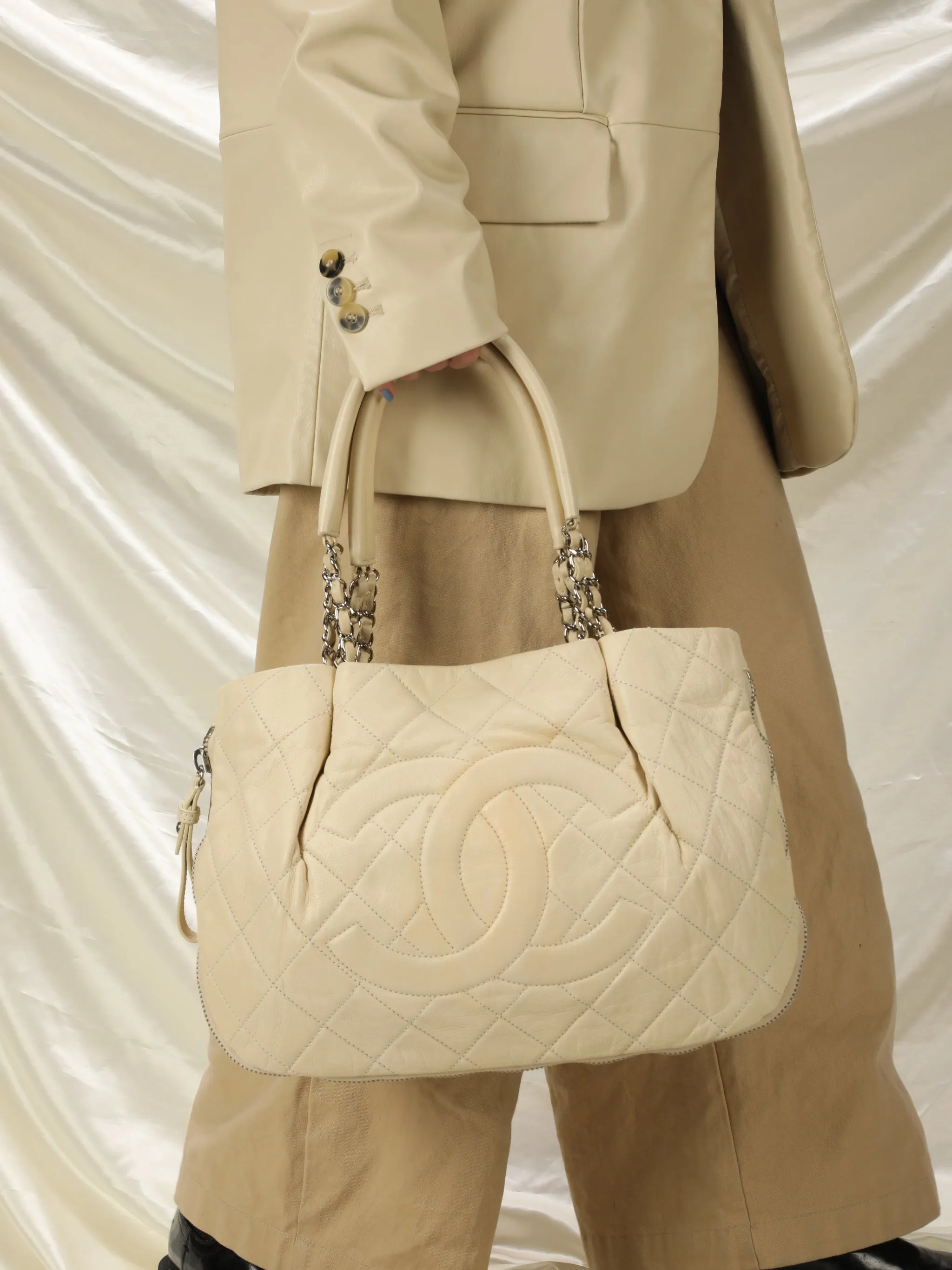 Chanel Timeless Caviar Quilted Tote