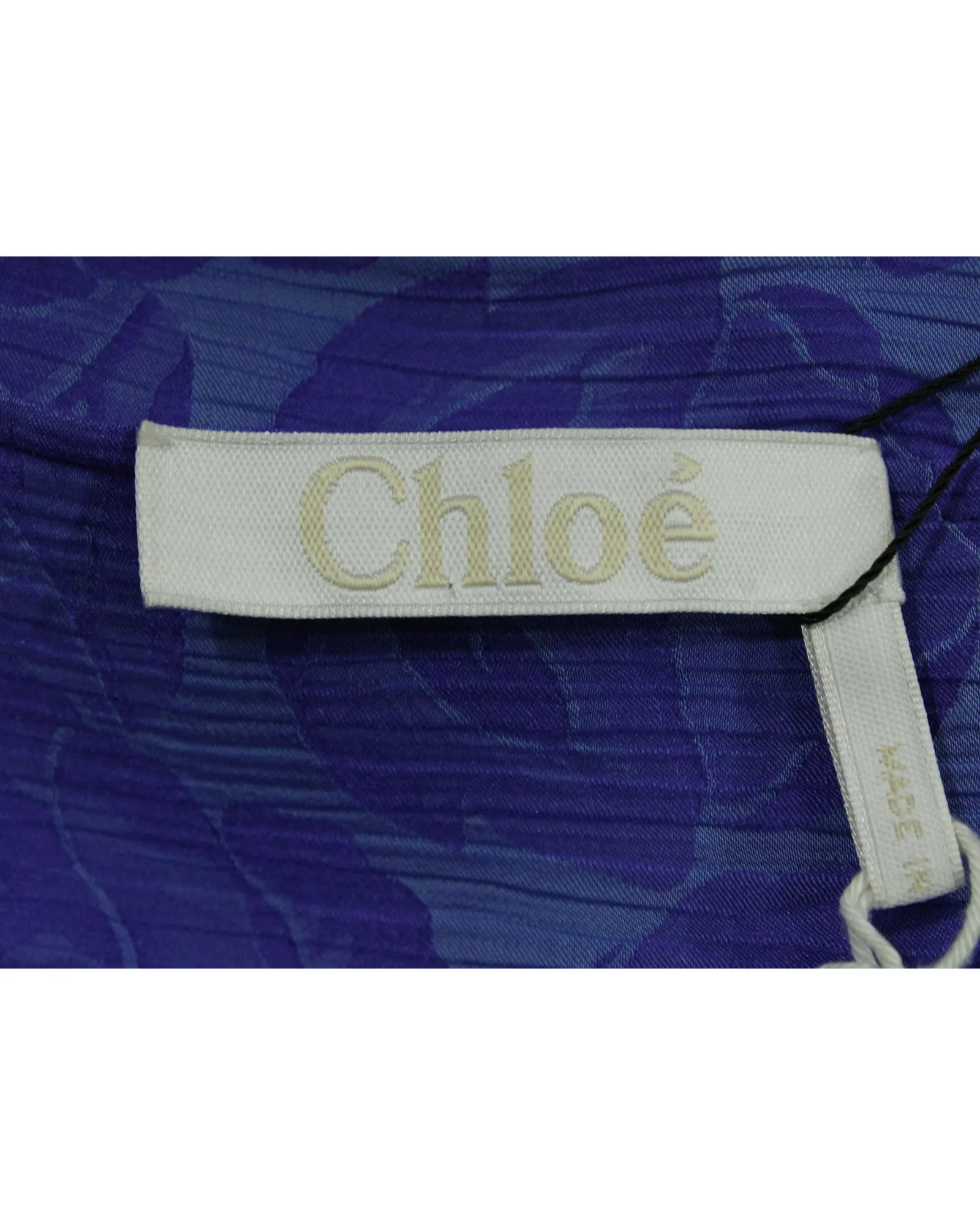 Chloe Lavalliere Blouse in Purple Viscose