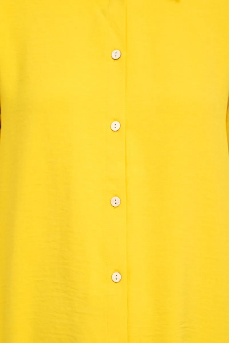Counterparts Collared 3/4 Sleeve Solid Button Down Shirt