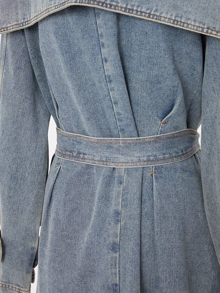 Denim Trench Coat