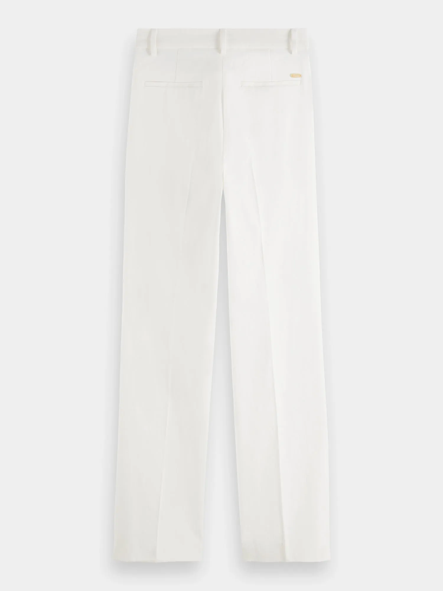 Edie high-rise wide-leg linen summer pants