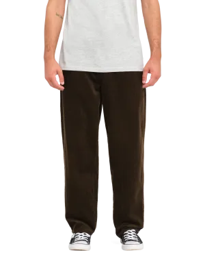 Freazy Loose Trousers in Dark Brown