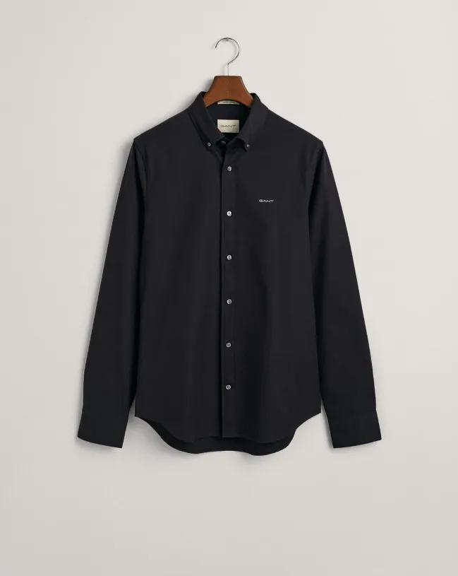 GANT<BR>
SlimFit PinPoint Oxford Shirt<BR>
Navy/black<BR>