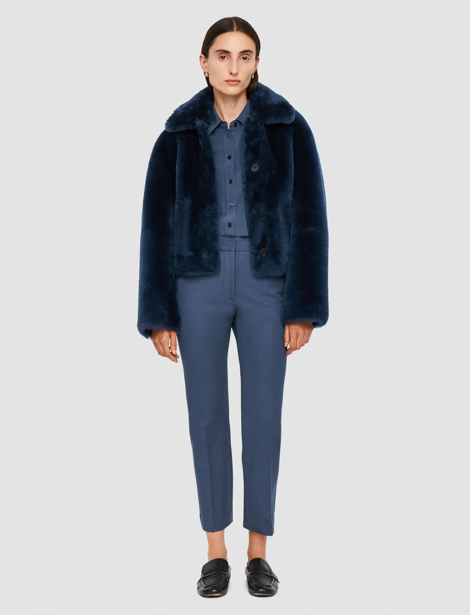 JOSEPH COLEMAN GABARDINE STRETCH TROUSERS