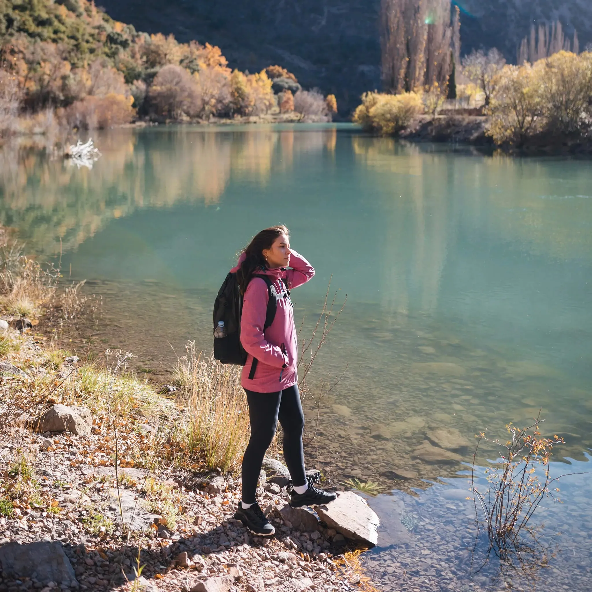 Ladies' Sustainable Pink Adventure Jacket 2.0 - Chic & Versatile Outdoor Wear