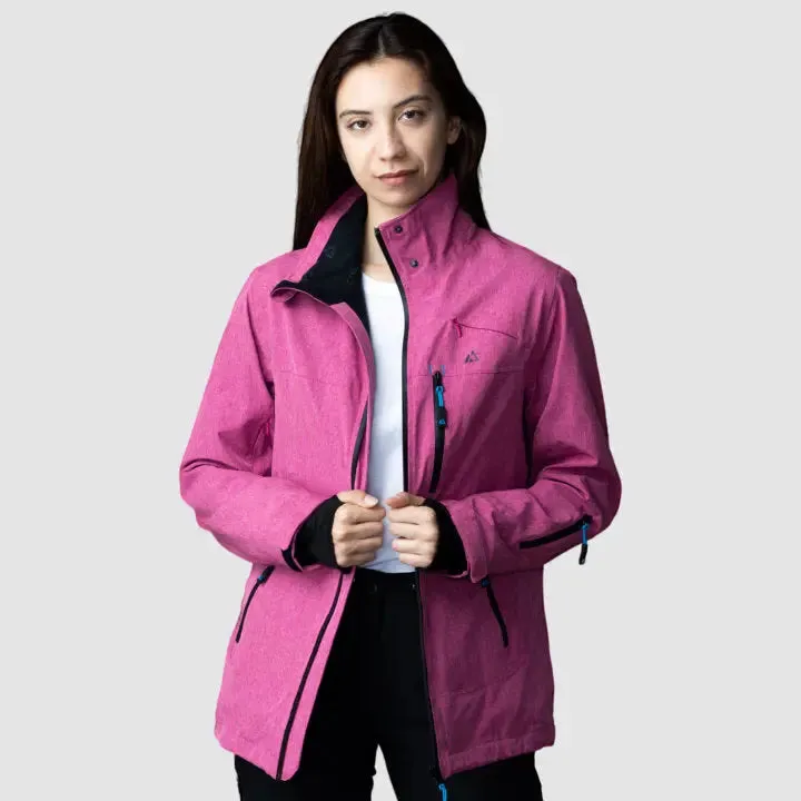 Ladies' Sustainable Pink Adventure Jacket 2.0 - Chic & Versatile Outdoor Wear