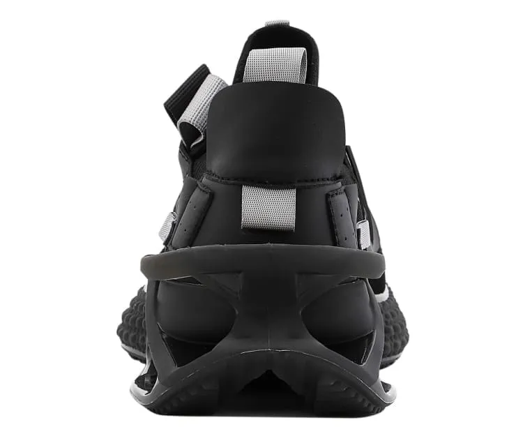 Mazino Delta Men's Black Mesh Blade Sneakers