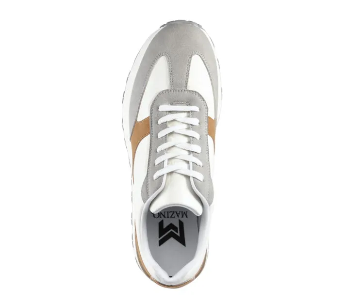 Mazino Gallium Casual Elegance Sneakers Men’s Beige Canvas