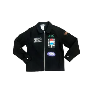 Pleasures x Sonic Youth Black ZIp up Jacket - Size Medium