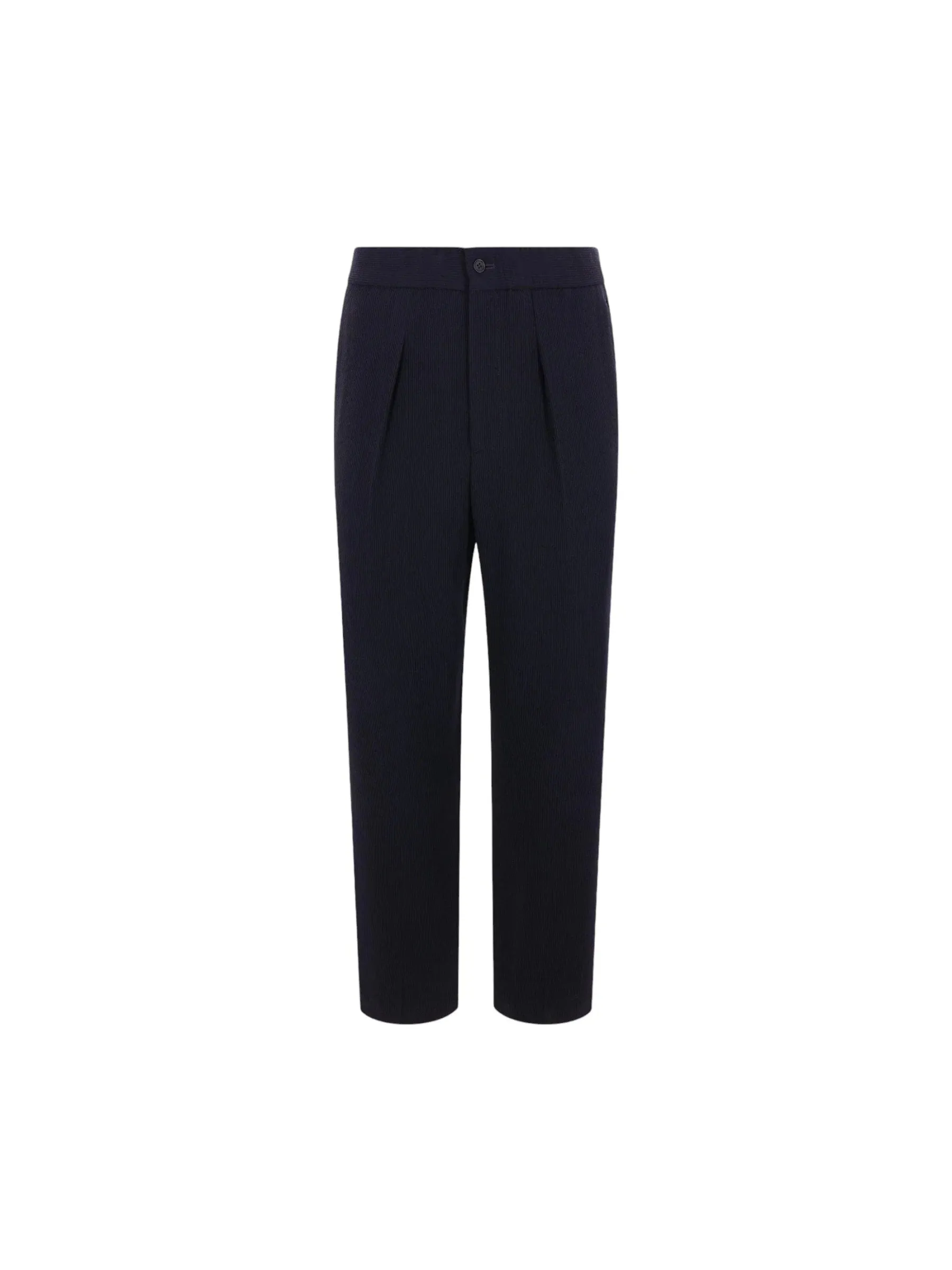 Ribbed Wool Trousers