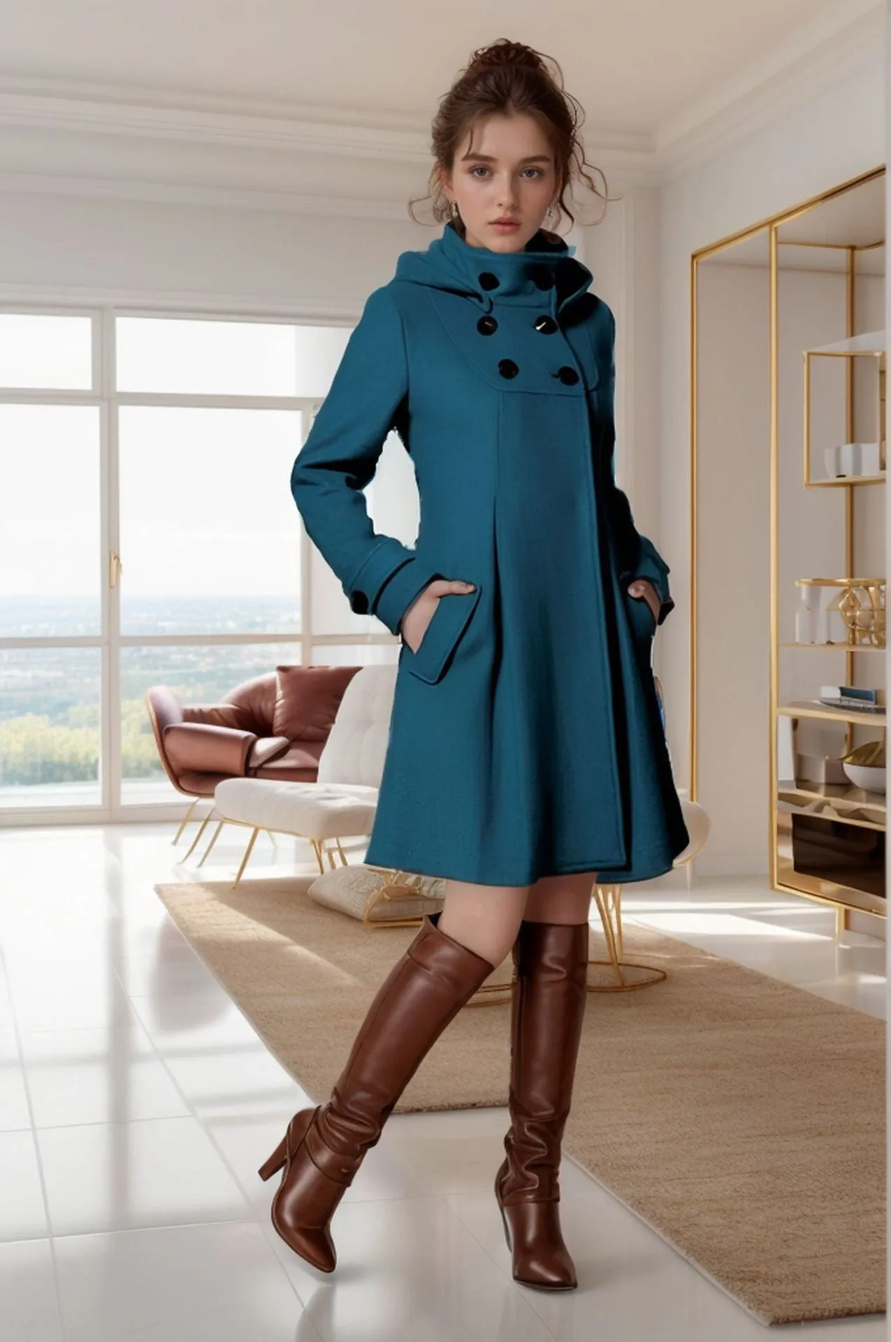 Robin | Coat dress