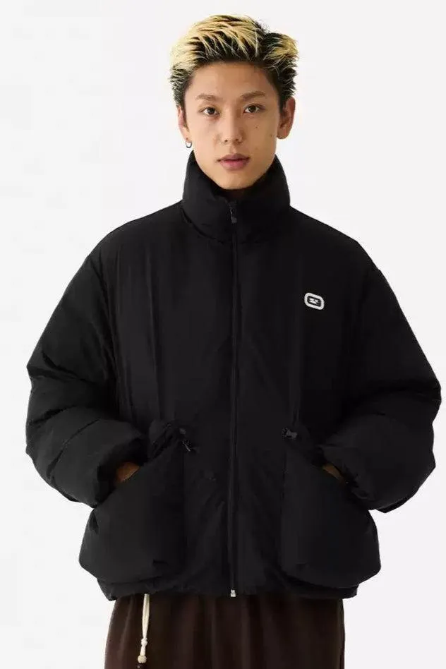 Side Pockets Versatile Puffer Jacket