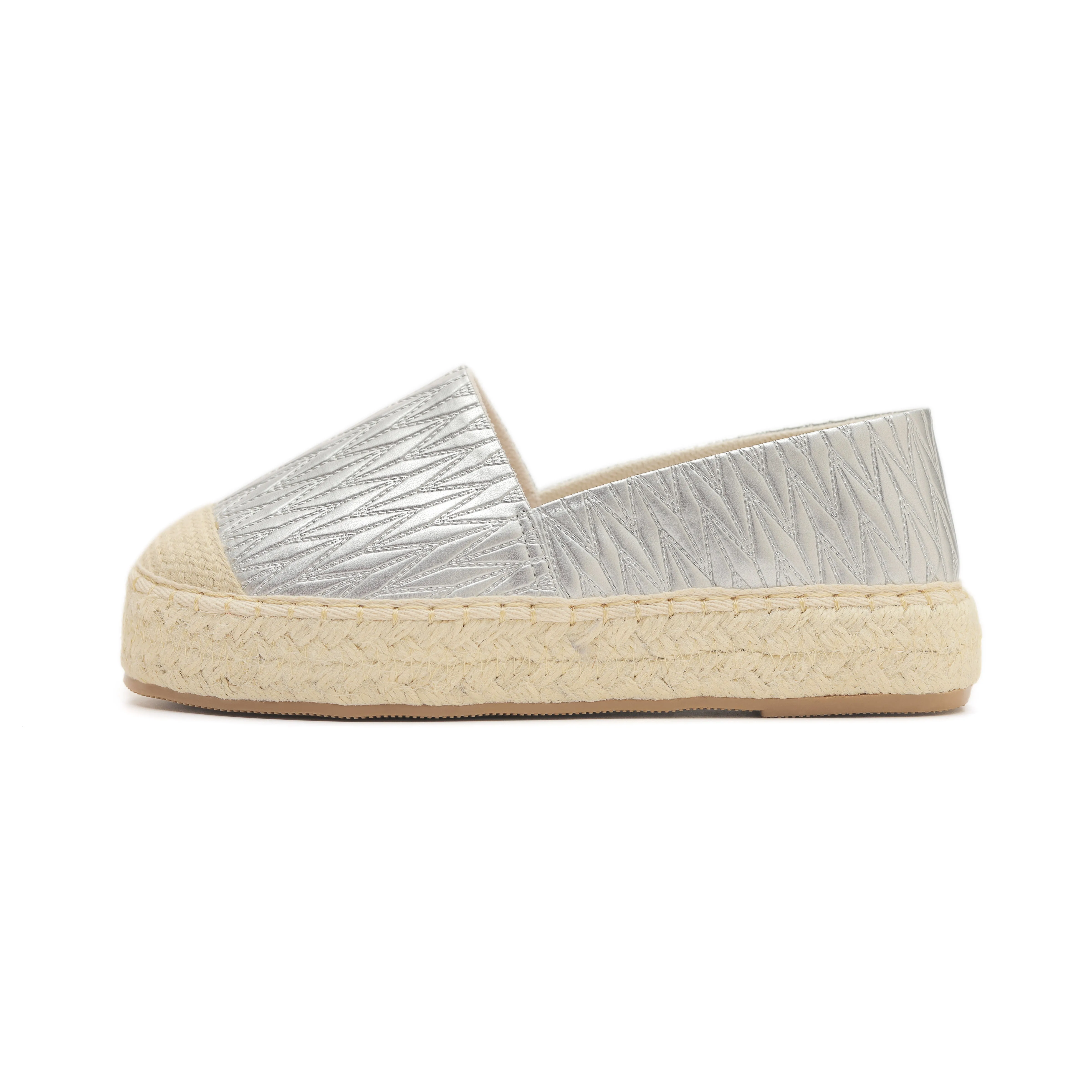 Sliver Weave Comfort Espadrilles