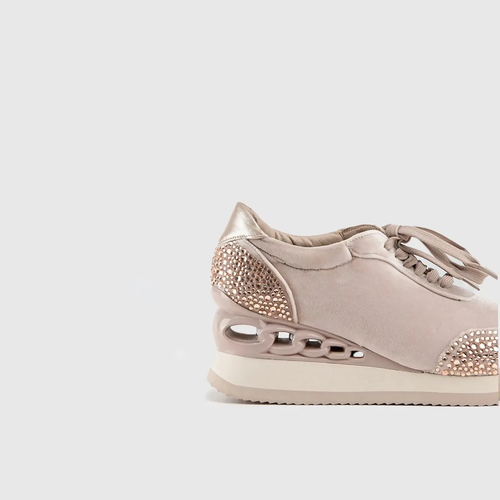 Statement Sneakers Beige SCR02