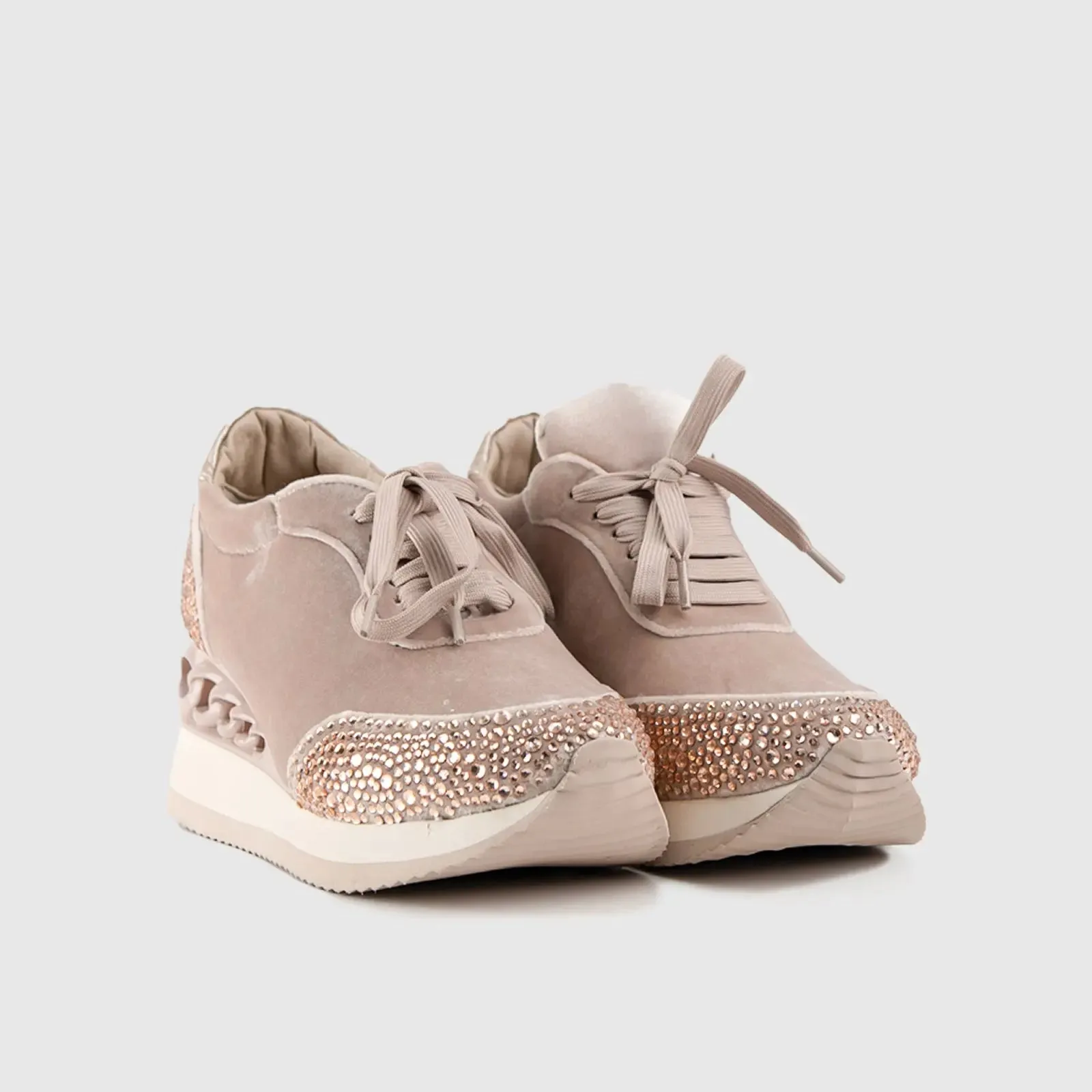 Statement Sneakers Beige SCR02