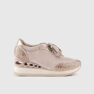 Statement Sneakers Beige SCR02