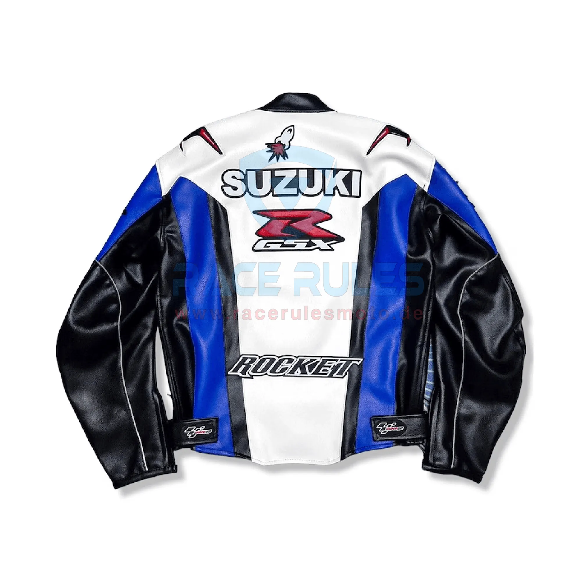 Suzuki Leather Motorcycle Jacket Off-road F1 Aesthetic Racing Jacket