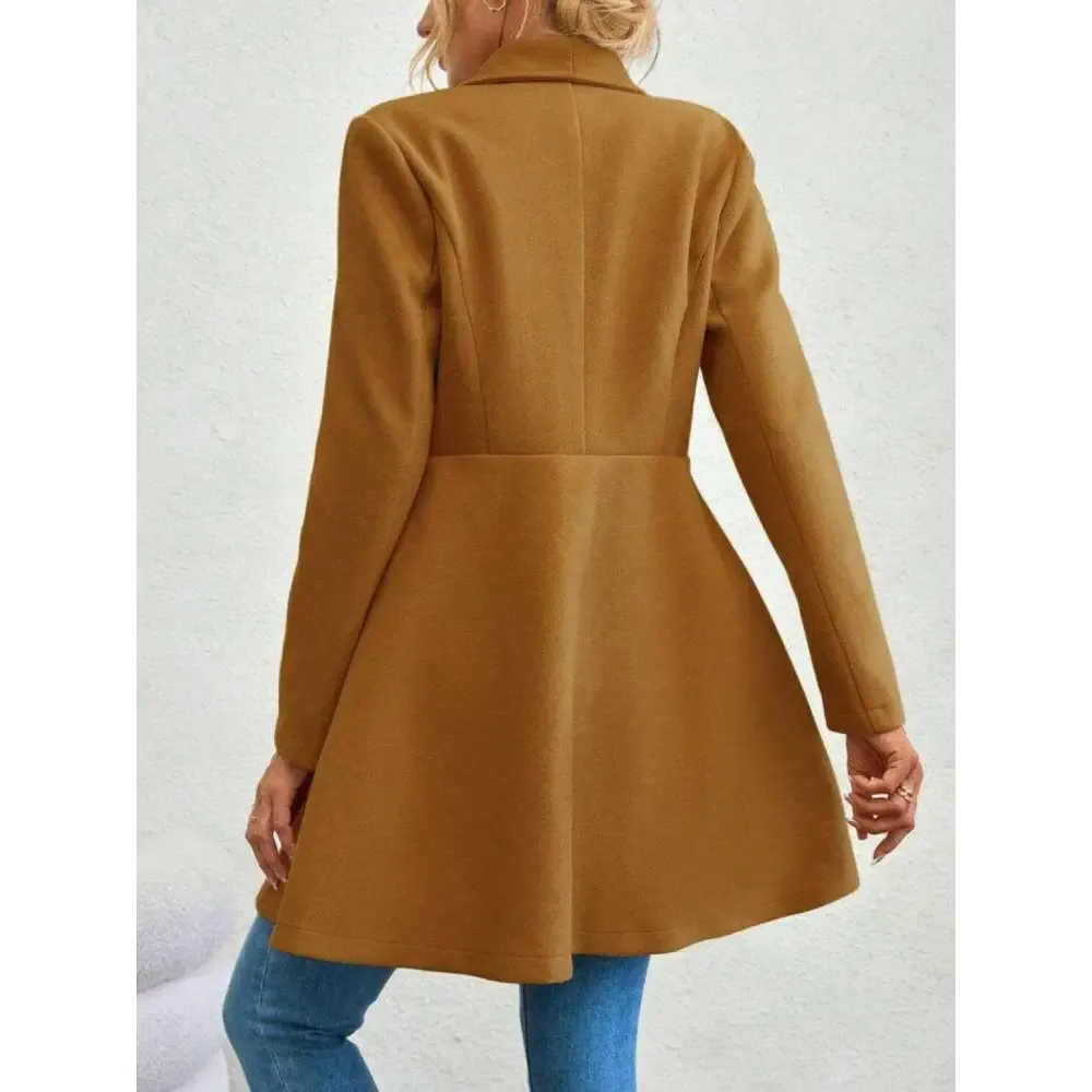 Timeless Luxury Fashion for Women with the Elegant Collared Neck Coat