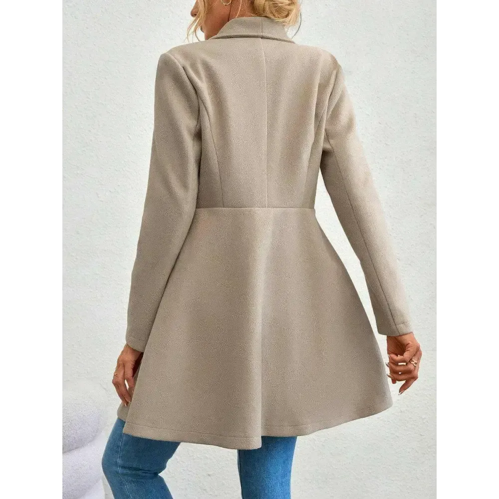 Timeless Luxury Fashion for Women with the Elegant Collared Neck Coat