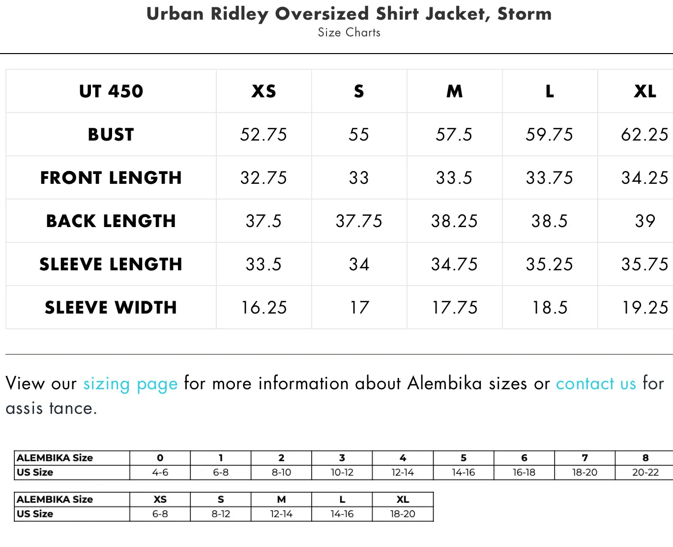 UT450S Urban Ridley Oversize Jacket