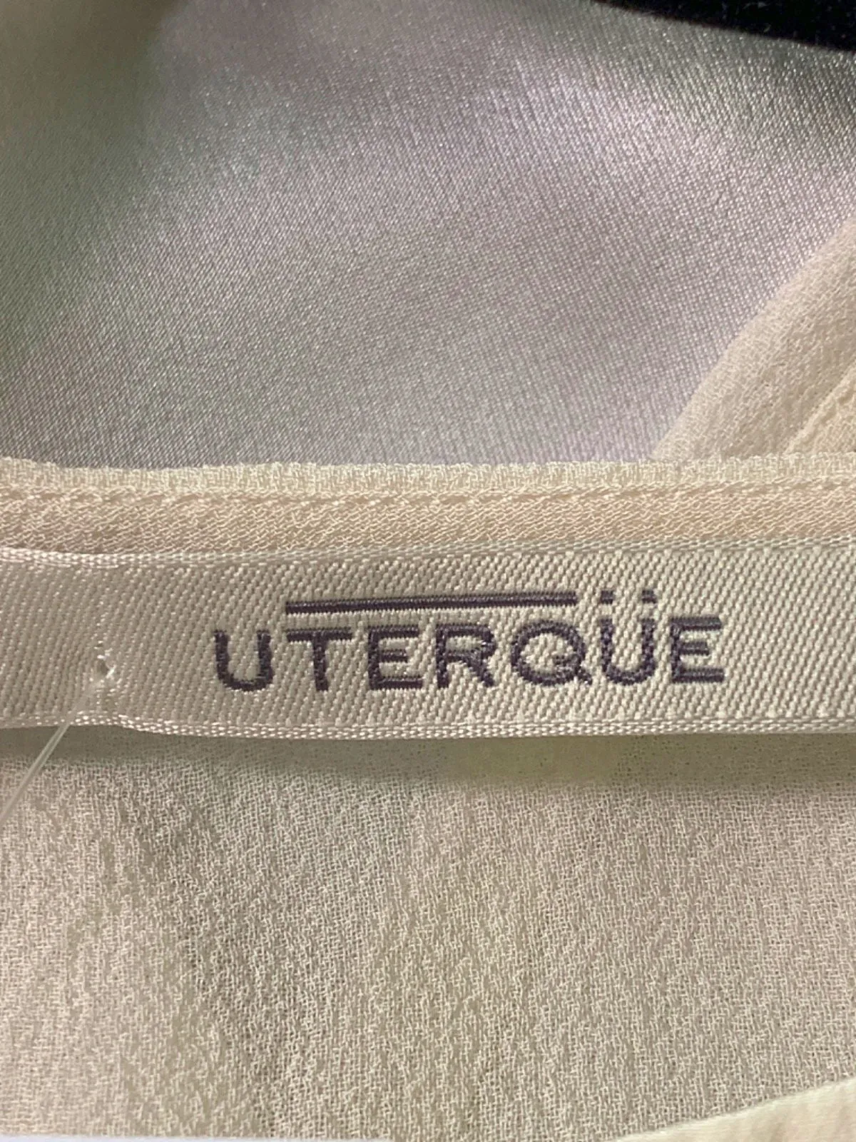 Uterque White Short Sleeve Blouse M