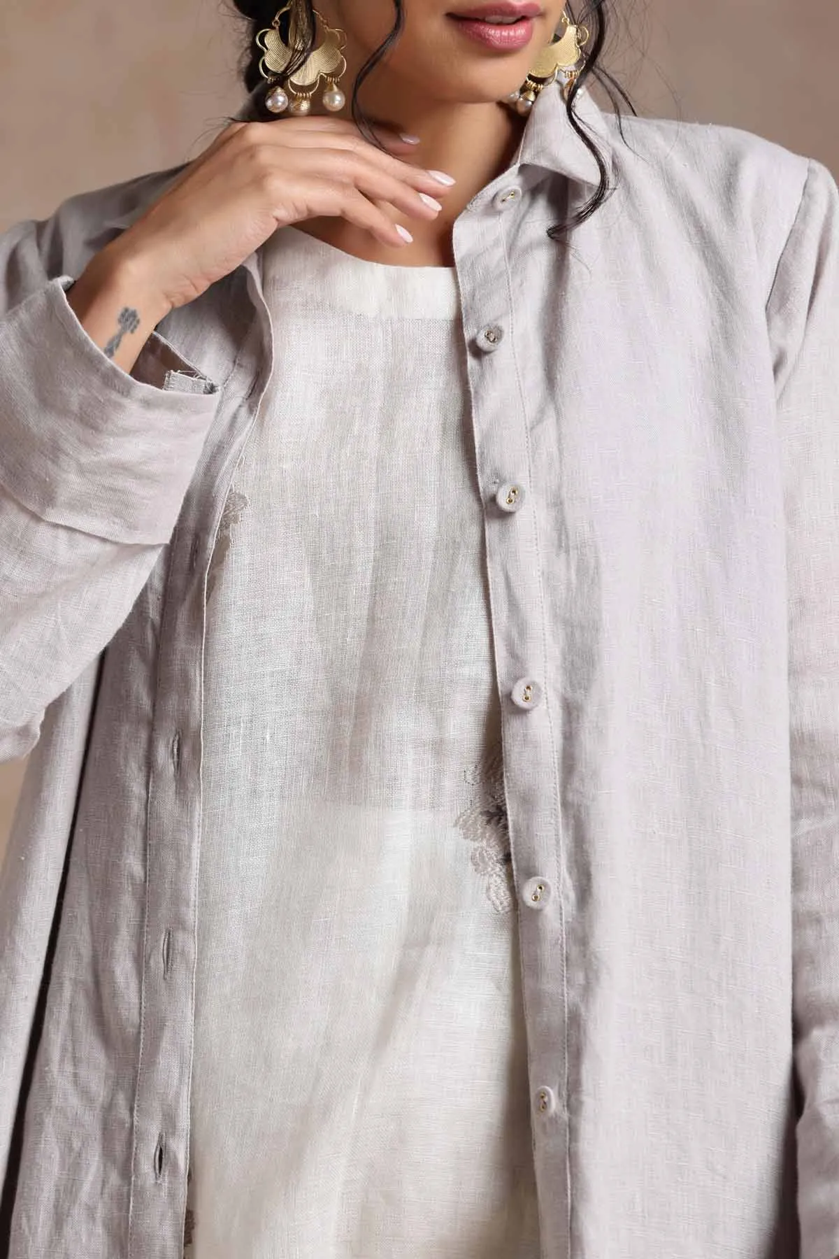 Versatile Pure Linen Jacket