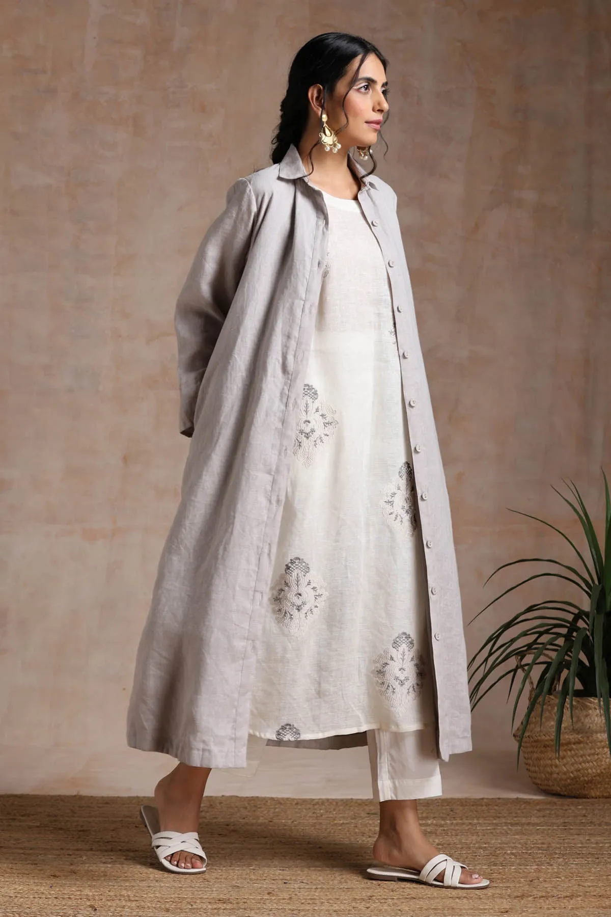 Versatile Pure Linen Jacket