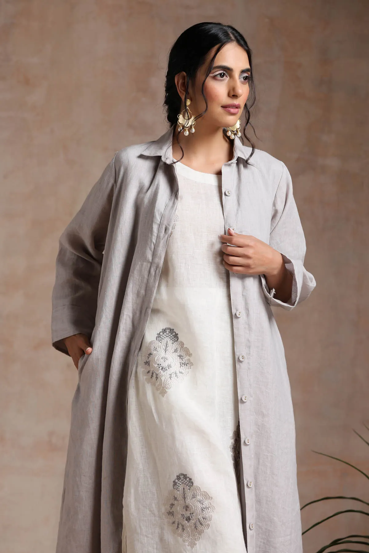 Versatile Pure Linen Jacket