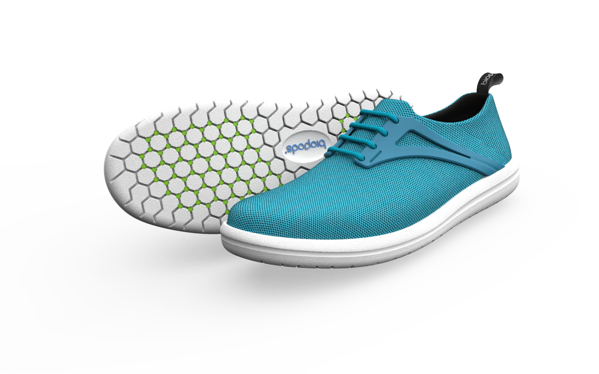 Wide Urban Flex Sneakers - Ocean