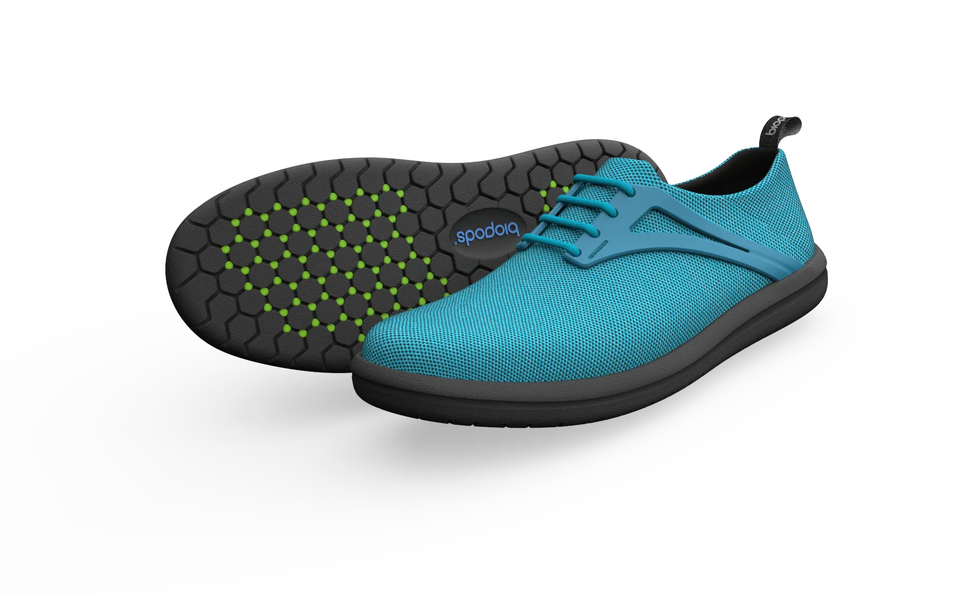 Wide Urban Flex Sneakers - Ocean