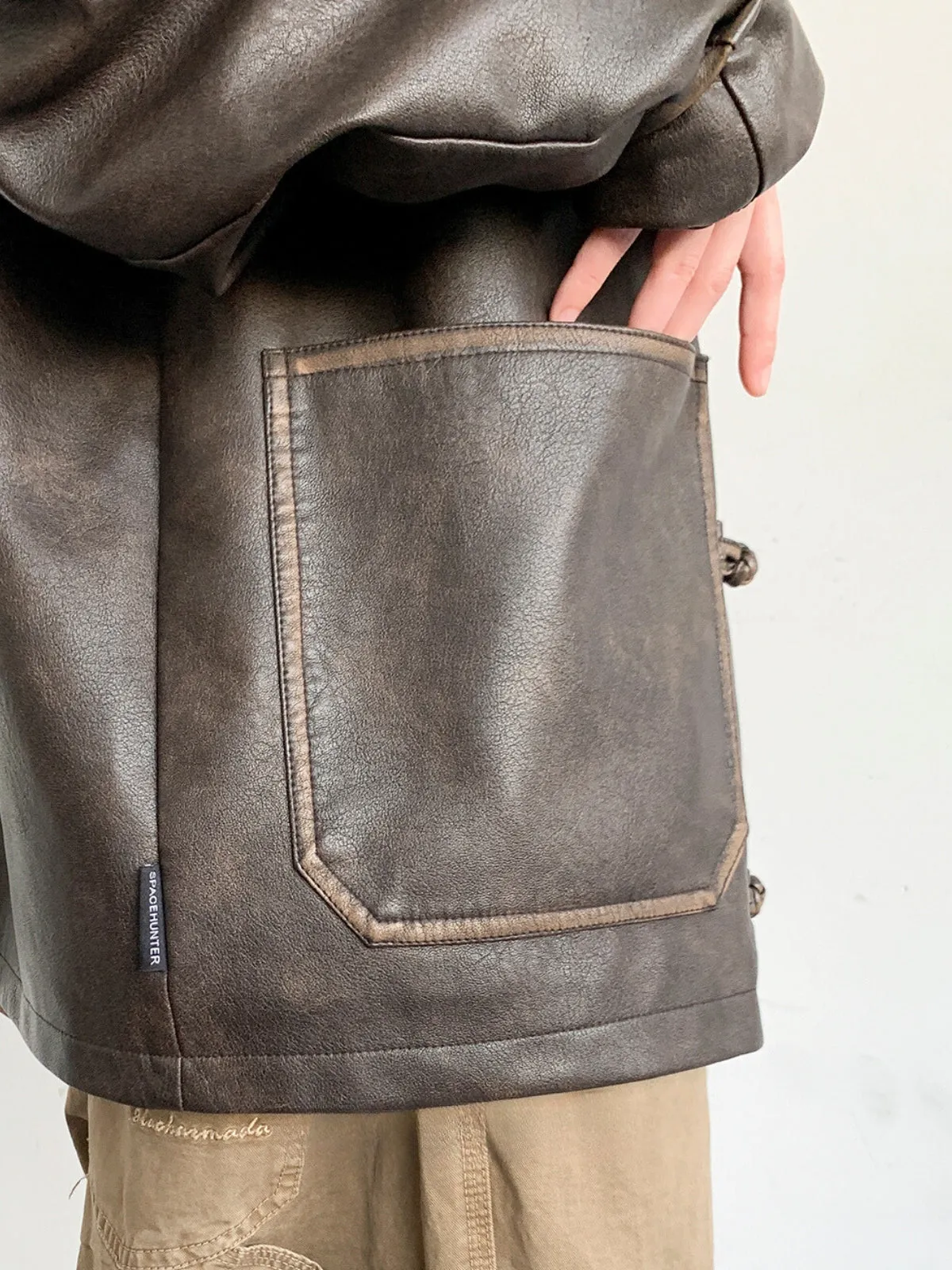 WLS Retro National Versatile Leather Jacket