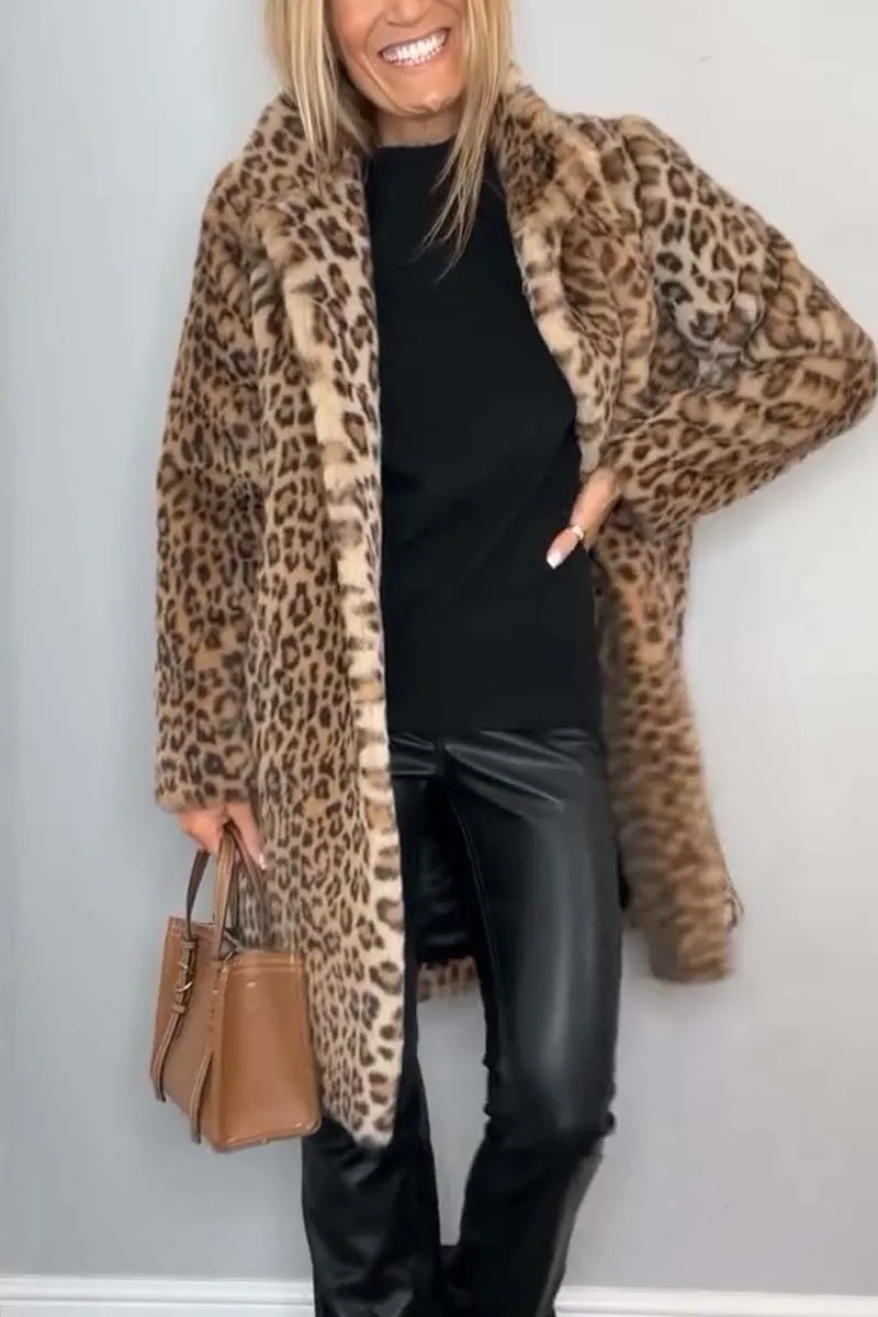 ZARA - SOFT LEOPARD PRINT JACKET