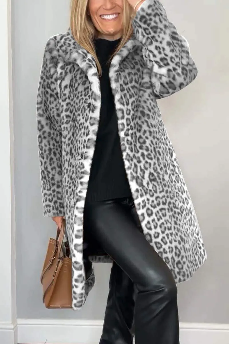 ZARA - SOFT LEOPARD PRINT JACKET