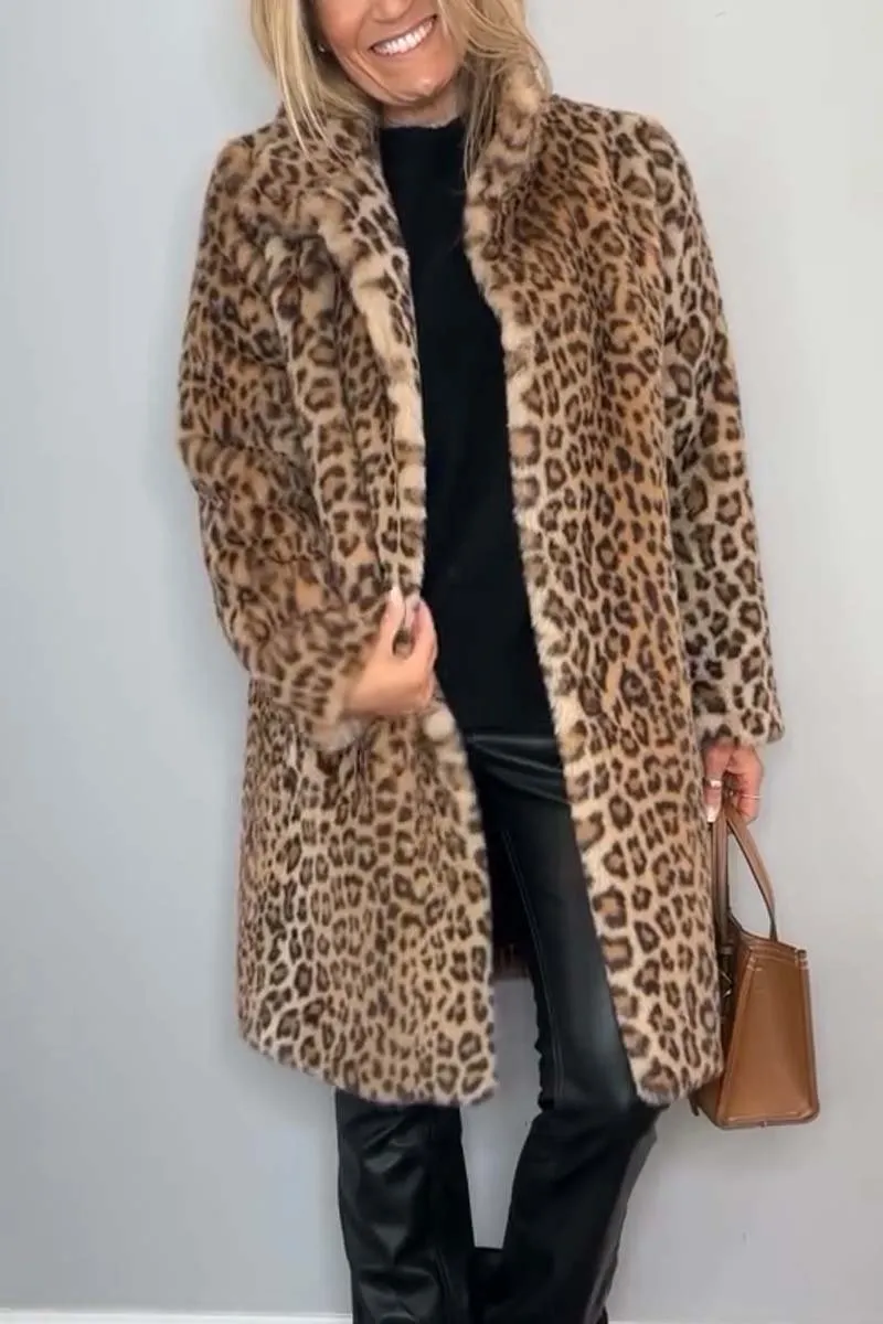 ZARA - SOFT LEOPARD PRINT JACKET