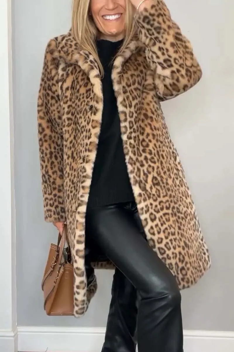 ZARA - SOFT LEOPARD PRINT JACKET