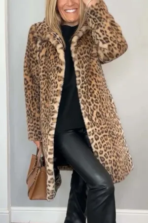 ZARA - SOFT LEOPARD PRINT JACKET
